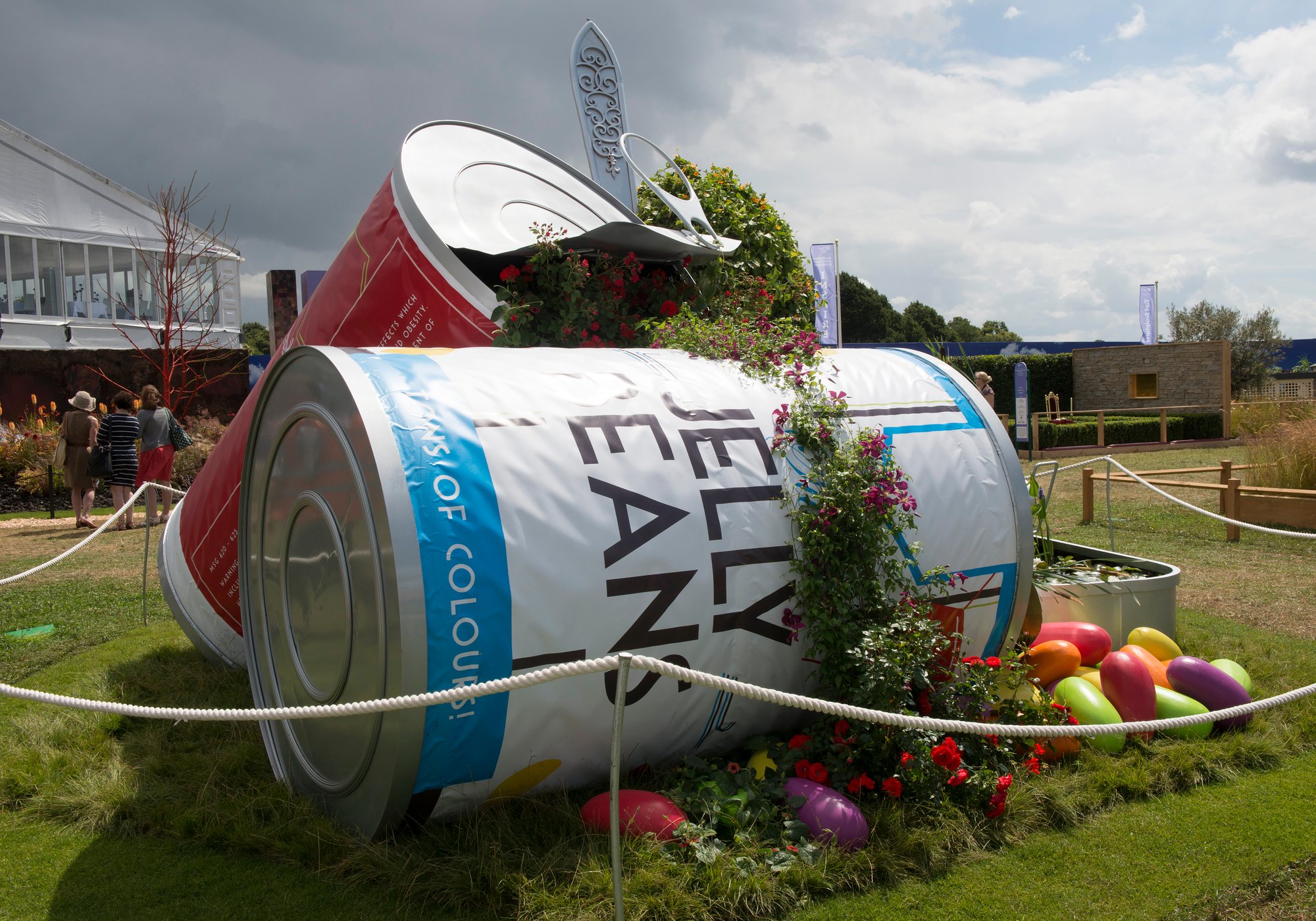 RHS Hampton Court Flower Show Raising awarness about food colouring 2
